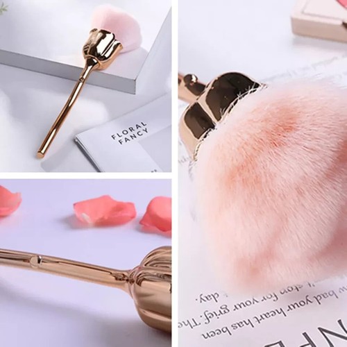 Rose Nail Art Dust Brush Blush Powder Brushes Nail Accessories Manicure Tool - Picture 6 of 8
