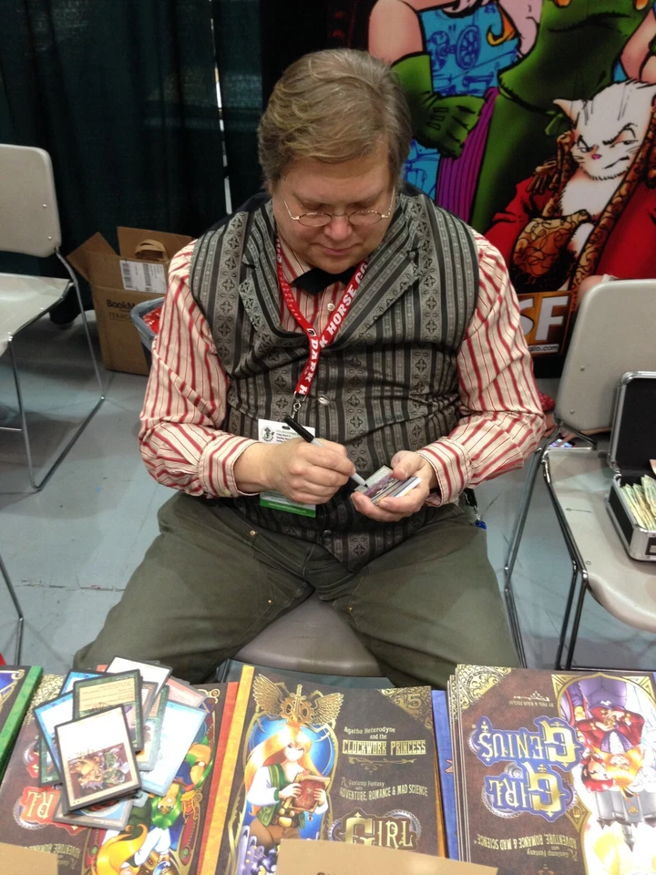 SIGNED Phil Foglio MtG Artist Proof _ Portal Second Age P2 _ Bargain Tidal Surge - Image 3 of 3