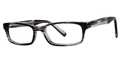MODERN OPTICAL HECTOR MEN'S PLASTIC EYEGLASSES 51-18-140 BLACK W/ SOFT CASE