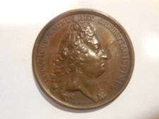 France médaille Louis XIV Roi Soleil prise de Nice et Mont Hann 1691