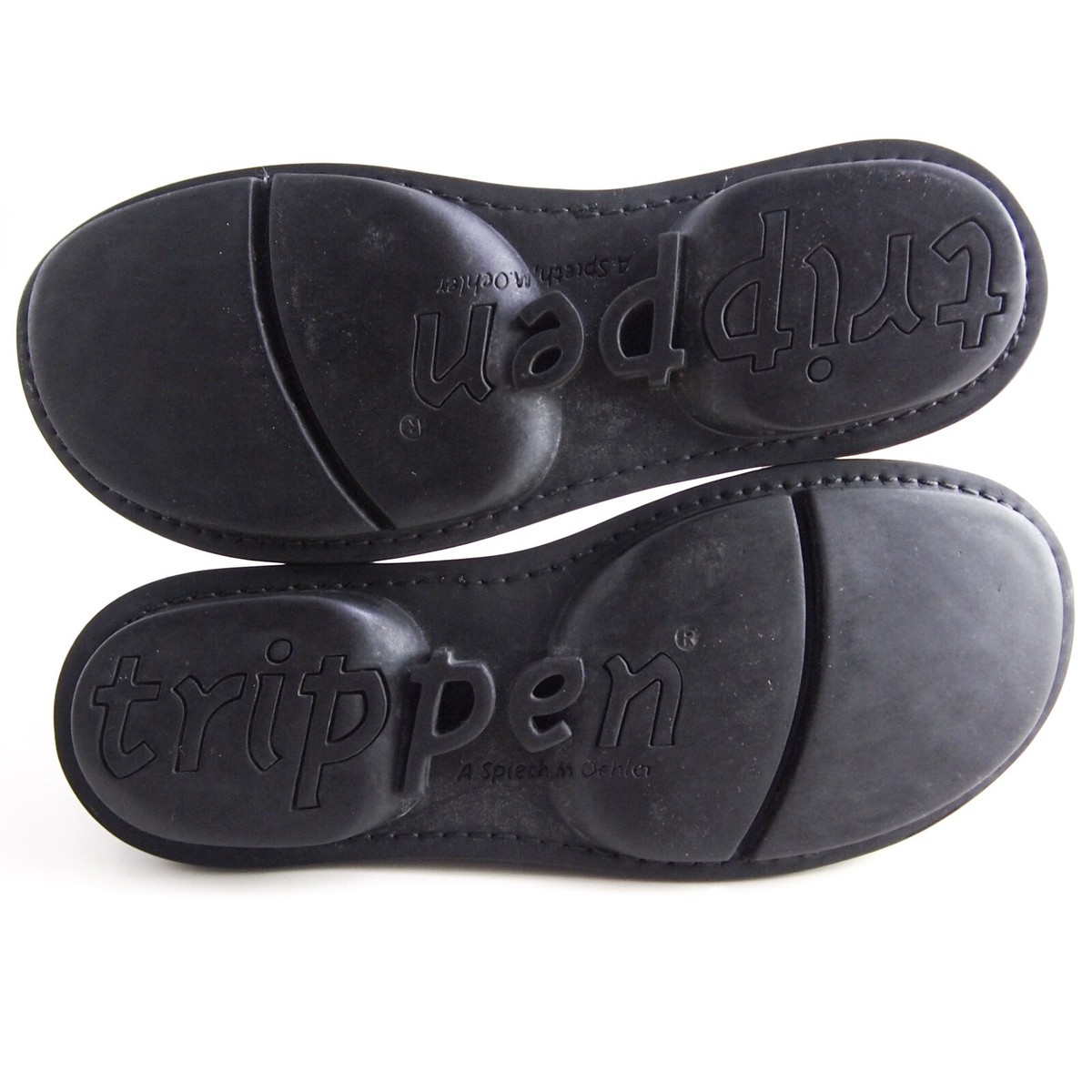Trippen Derby Oxfords Lug Sole Black Leather Mens Shoe Size Trippen Derby Oxfords Lug Sole Black Leather Mens Shoe Size