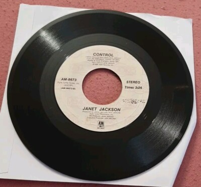 Janet Jackson 45 When I Think Of You / Control 1986 A&M AM-8673 ex+