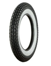 350-10 Whitewall Scooter Tyre White Wall Vespa Lambretta Tube Type Tyre 3.50-10"