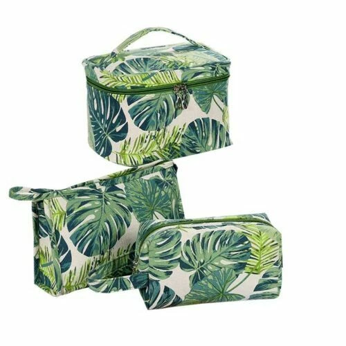 Beauty case e trousse verde per il make up e cosmetici