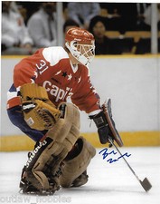 Washington Capitals Bob Mason Signed Autographed 8x10 Photo COA F