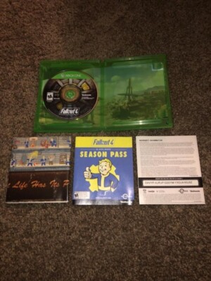 Fallout 4 Xbox One Standard Ed. Complete w/ POSTER & Pamphlets DISK NMINT COND!!