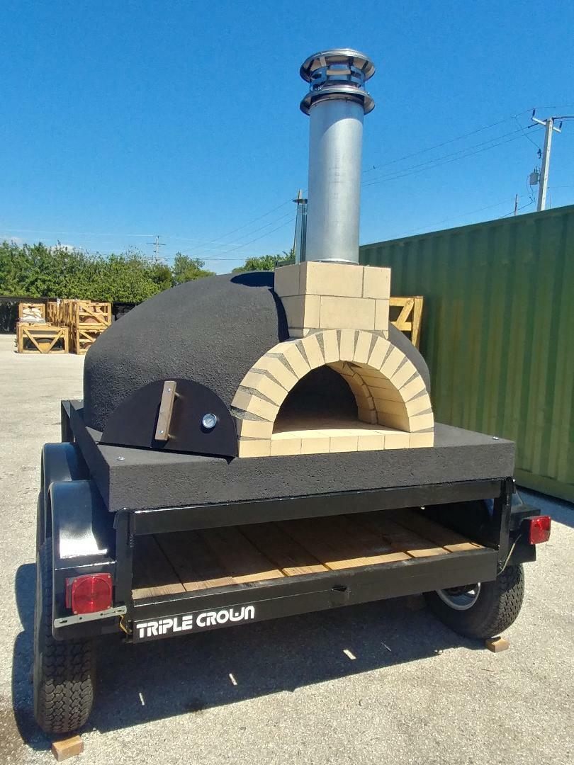 Mobile Wood Fired Pizza Oven - Pizza Trailer | eBay