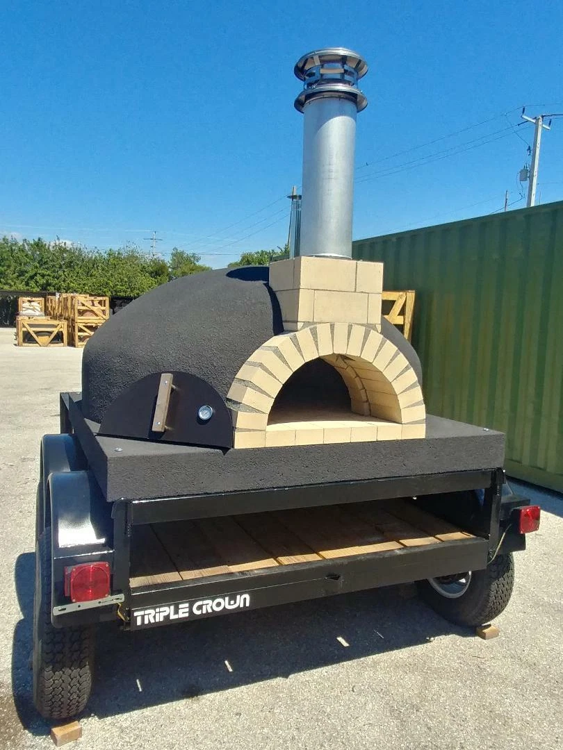 Mobile Wood Fired Pizza Oven - Pizza Trailer | eBay