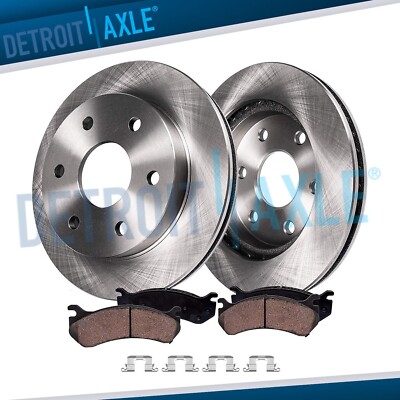 Rear Disc Brake Rotors and Ceramic Brake Pads for Nissan Armada Infiniti QX56