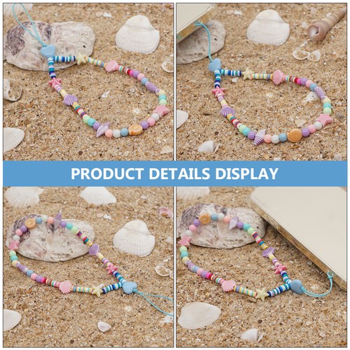 2 Pcs Mobile Phone Chain Ladies Accessories Pendants Cell Lanyard - 第 7/12 張圖片