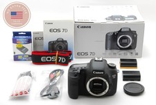 MINT in BOX Canon EOS 7D 18.0 MP Digital SLR Camera Black Body Only From JAPAN