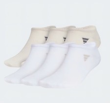 Adidas SUPERLITE 3.0 6-PACK NO-SHOW SOCKS Men's Performance. Large Size 8-12