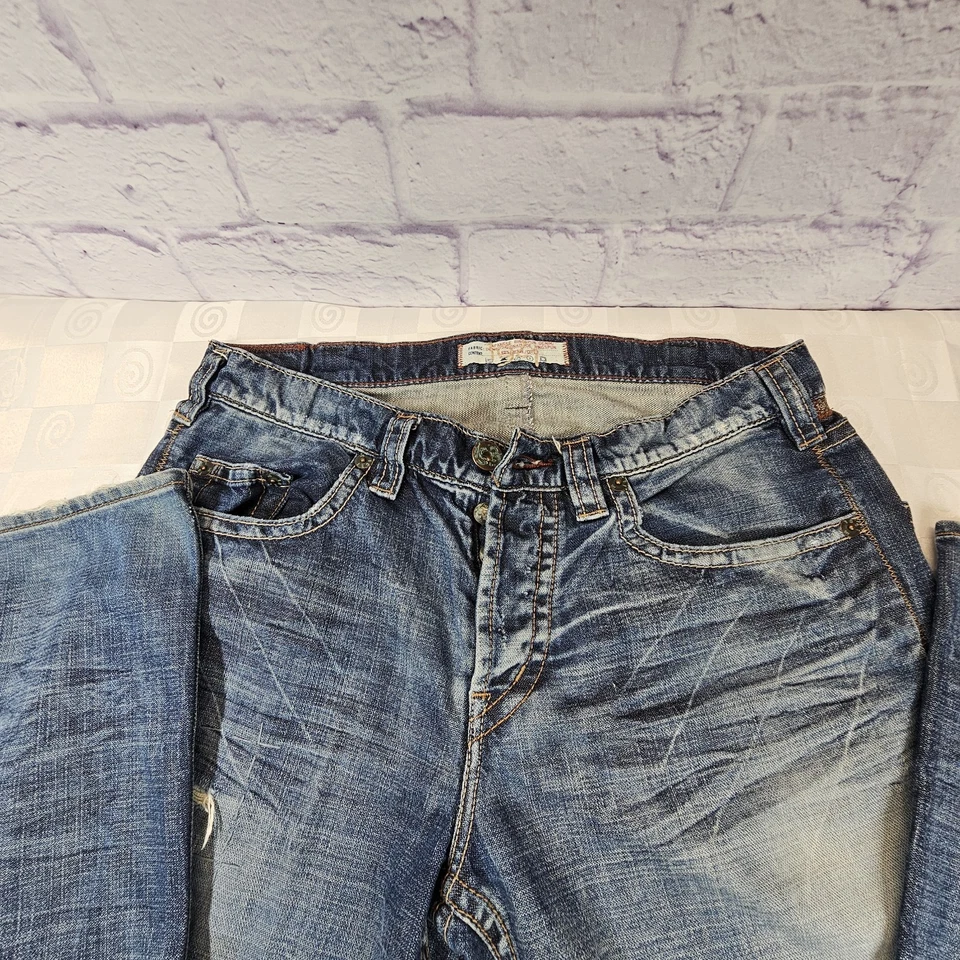 Pantalones de mezclilla japoneses "1921" Western Glove Works con botones 33/34 Bootcut para hombre Foto 2 de 4