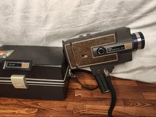 Vintage Kodak Instamatic M7 Movie Camera with Matching Hard Case - Untested