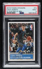 2018 Album Stickers European Il Film Della NBA Luka Doncic #F9 PSA 9 MINT 15mb