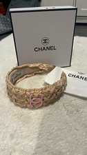 Boujee on a Dime Beige Pink Braided Fabric Headband