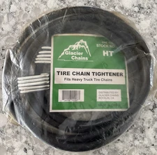 2 HEAVY TRUCK rubber snow tire chain ADJUSTERS