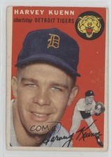 1954 Topps Harvey Kuenn (White Back) #25 16ez