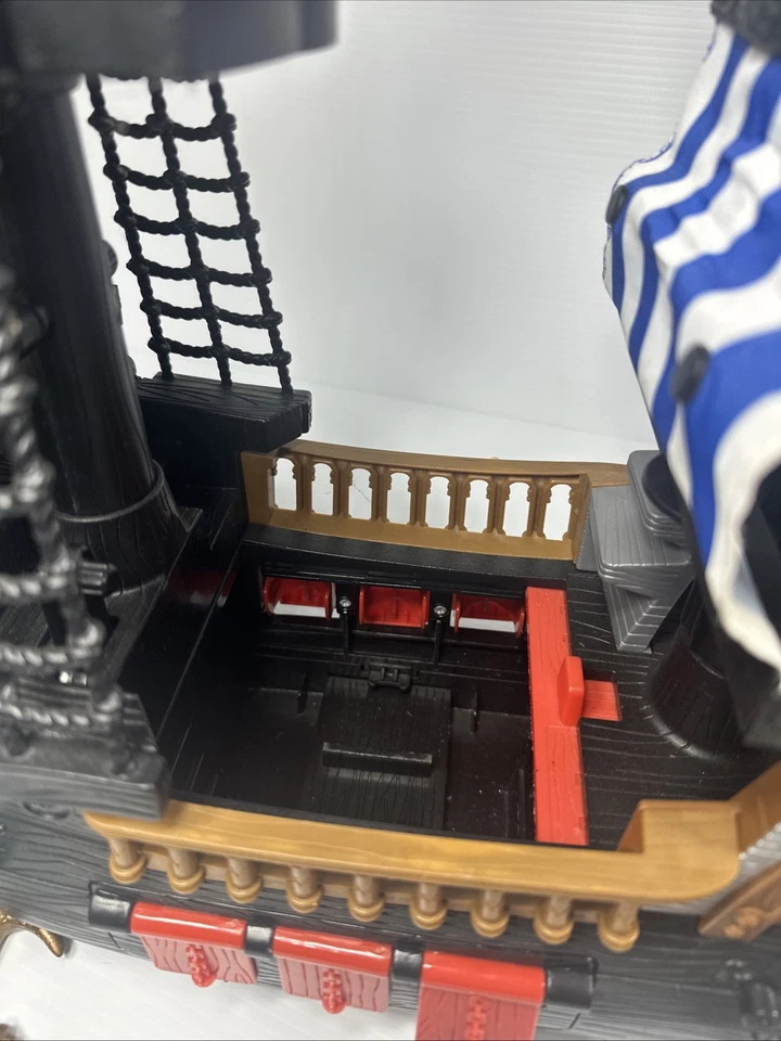 Fisher Price Imaginext Barco Pirata Juguete Velas Azul y Blanco 2006 Foto 4 de 4