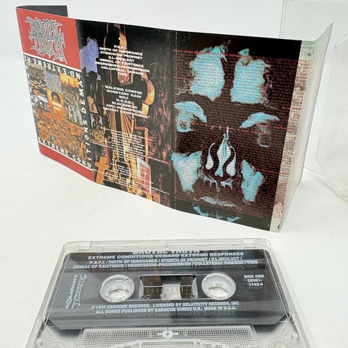 Brutal Truth Extreme Conditions Demand Extreme Responses Cassette 1992 Earache - Picture 7 of 7