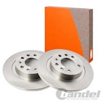 2X Dr!Ve+ Bremsscheiben Hinten 278Mm Voll Passend FÜR Cadillac Bls Fiat Croma