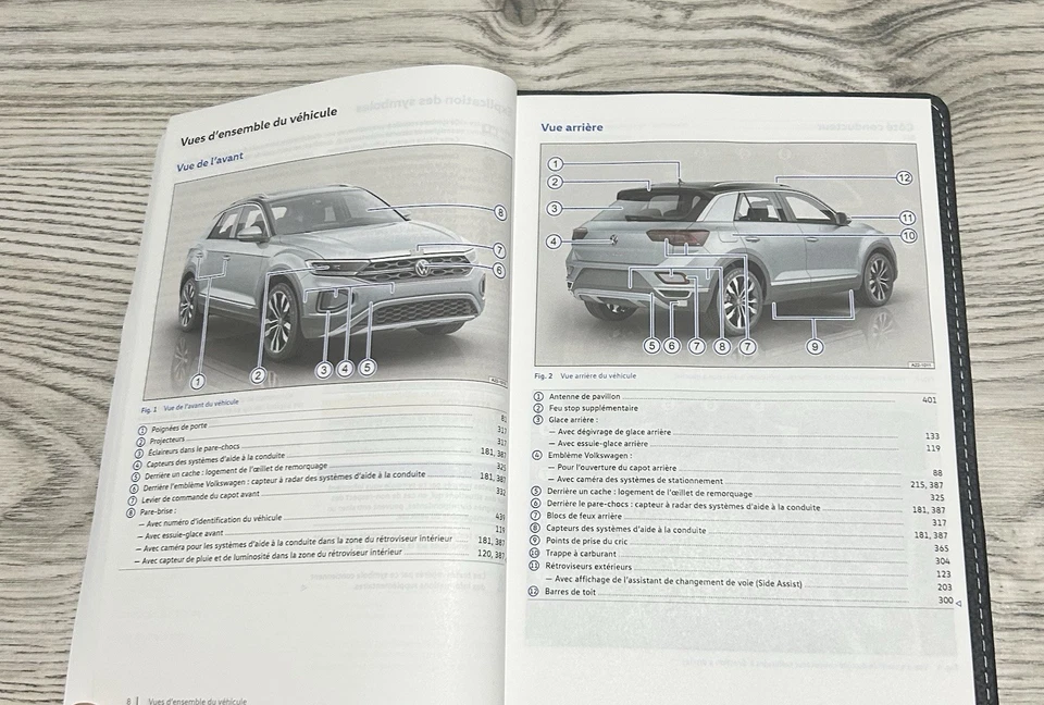Original Manuel Notice Utilisation Volkswagen T-Roc, T-Roc R Édition 09/2024 FR - Photo 3/4
