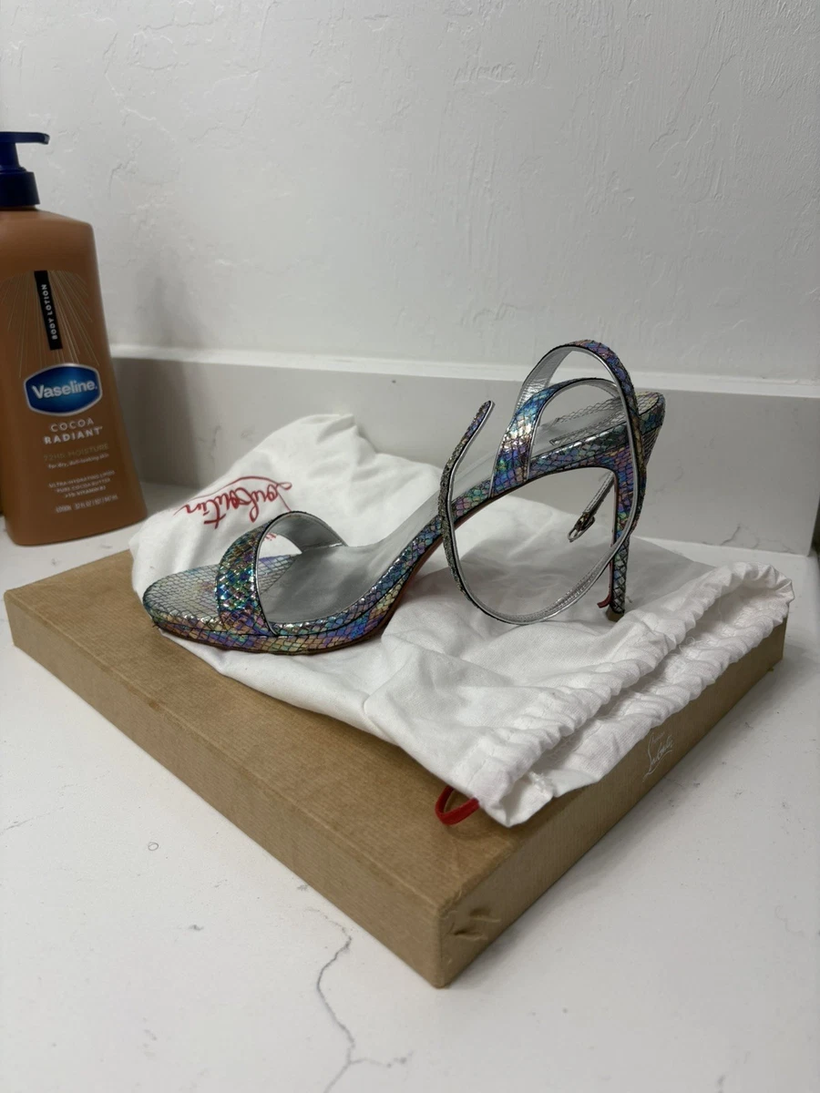 Christian Louboutin Silver Stiletto Heels for Women for sale | eBay