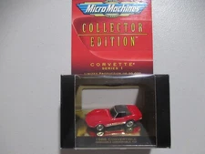 MICRO MACHINES CHEVROLET CHEVY CORVETTE 1968 CONVERTIBLE RED SERIES 1 NEW GALOOB