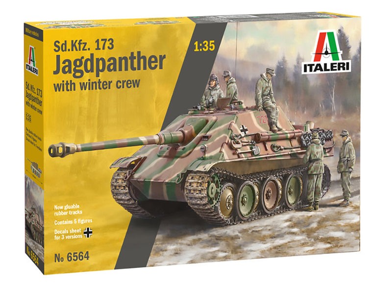 Italeri 6564 1/35 Sd.Kfz.173 Jagdpanther w/ Winter Crew