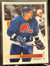 1994-95 Topps Premier Curtis Leschyshyn #62 Quebec Nordiques
