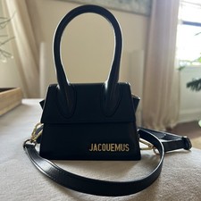 Jacquemus le Chiquito Mini Black Leather Shoulder Bag