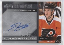 2014 Upper Deck Premier Rookie Signatures Shayne Gostisbehere #RPS-SG Auto 2d8