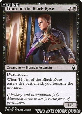 Thorn of the Black Rose [CMR - 154MagicLPCommonEN