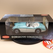 Kyosho 1/18 Austin Healey 3000 Mk. II 1961 green blue white diecast 08142GW