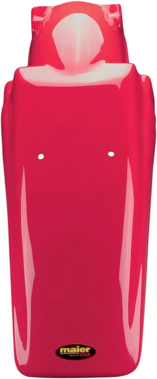 Guardabarros trasero estilo Maier Mfg MX - rojo moto 12304-12 M12304R Foto 4 de 4