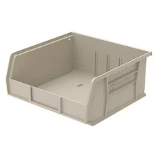 Akro-Mils 30235Stone Hang & Stack Storage Bin, 11 In W X 10-7/8 In L X 5 In H,