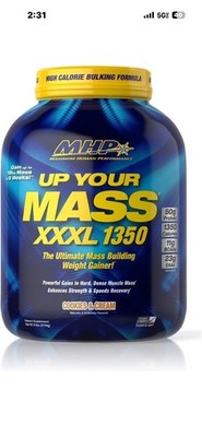 Maximum Human Performance MHP UYM XXXL 1350 Mass Building Weight Gainer, Muscle 