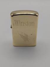 Vintage Winston Brass 1990s Firebird Lighter