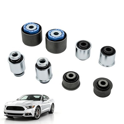 LH+RH Rear Control Arm Bushing & Rear Knuckle Bushing For 2015-2023 Ford Mustang