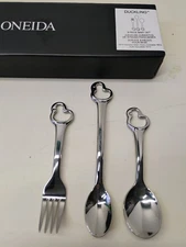 Oneida Child's 3-Piece "Duckling" Flatware Set, Stainless Steel, N/O