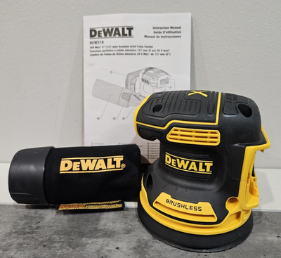#ad NEW DeWALT 20V MAX XR 5quot; Cordless Random Orbital Sander DCW210B Bare Tool $94.99