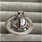 Vivienne Westwood Women's Accessories Ring Poison Silver Brass S Design Style