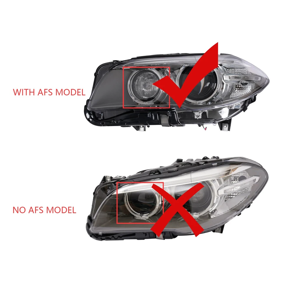 For 2014-2016 BMW 5 Series F10 F18 Xenon/HID Headlight w/AFS Headlamp Left Drive Foto 2 de 4