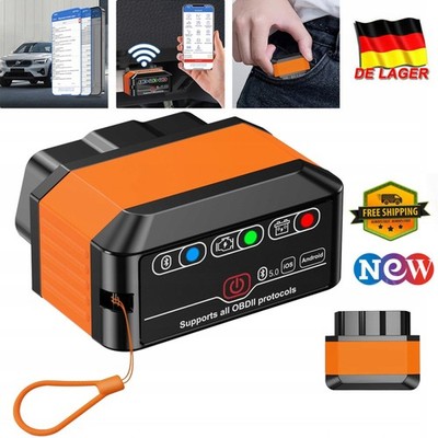 OBD2 Diagnosegerät Scanner ELM327 OBD2 Bluetooth 5,0 Scanner Android Windows