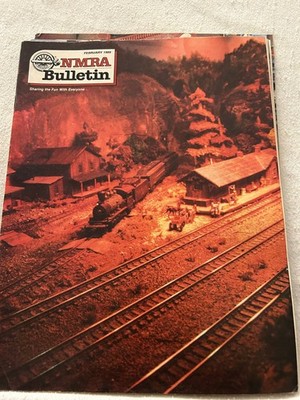 NMRA Bulletin Magazine February 1989 Model Railroad Trains HO Scale NMRA