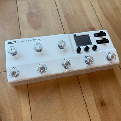 Line 6 HX Stomp XL White Guitar Multi-Effects Pedal Used