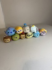 Lot of 10 Disney Tsum Tsum Mini Plush Lot Stitch Dumbo Wall-E Jiminy Cricket