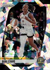 2024 Panini Prizm WNBA Ice Prizms Dana Evans Card #72