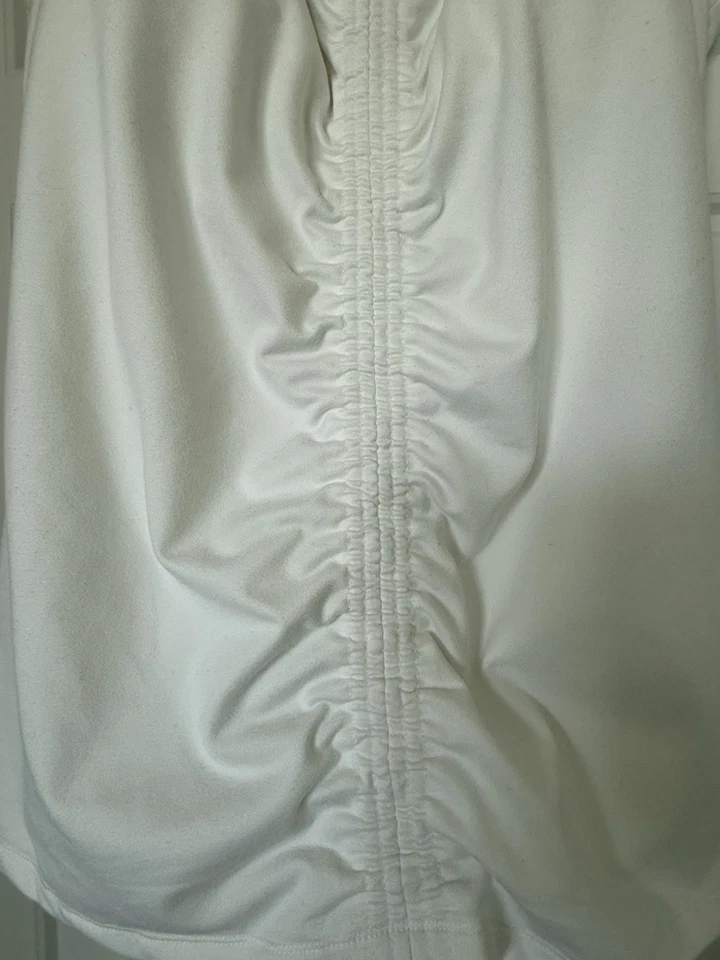 Camiseta sin mangas Soybu para mujer blanca acanalada con espalda deportiva ocio yoga talla XL Foto 2 de 4