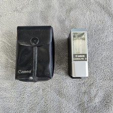 Canon Canolite D Shoe Mount Flash for Canon Untested / For Parts With Case